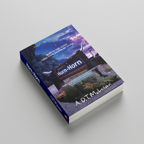 Magic book cover with the title 'Horn-Horn'