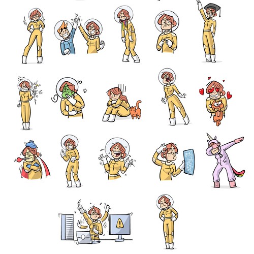 Emoticon design with the title 'Nova '