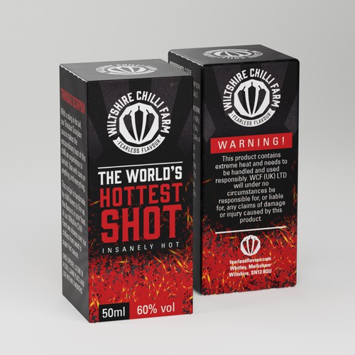Mockup packaging with the title 'Packaging Design for WCF'