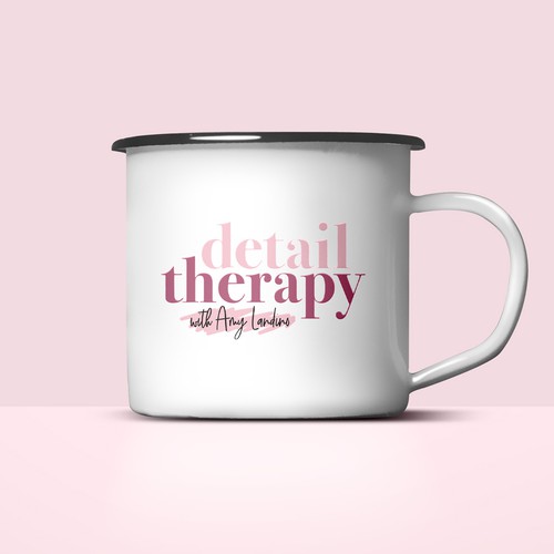 Therapy logo with the title 'Logo for podcast show.'
