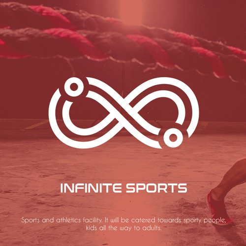 Athletic design with the title 'Infinite Sports'