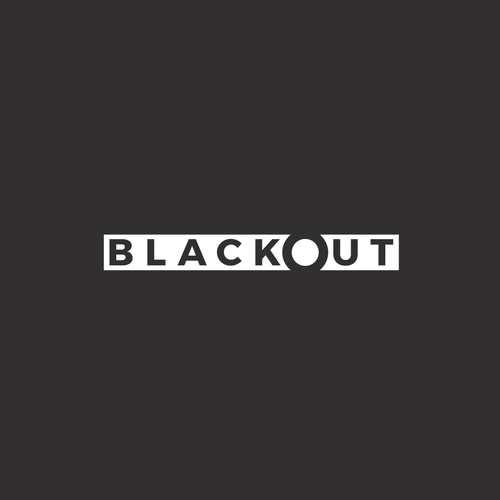 Black brand with the title 'Blackout'