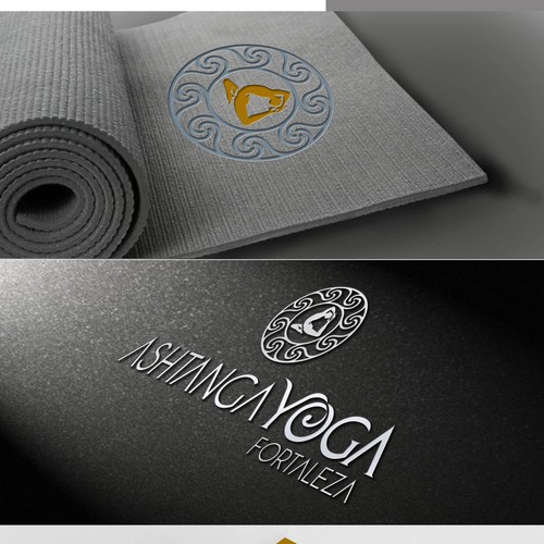 Path design with the title 'Ashtangayoga'