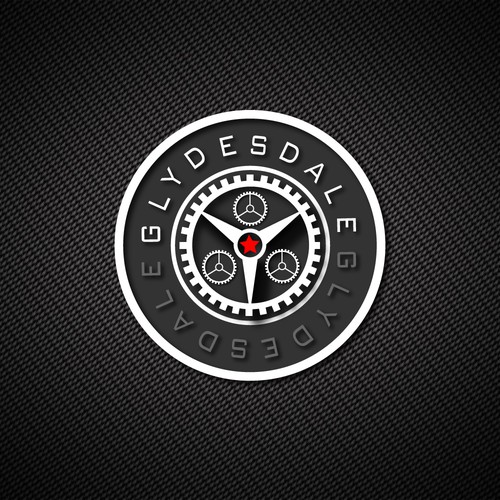 Complex logo with the title 'Glydesdale'