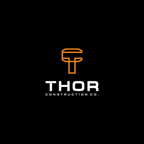 Tc logo with the title 'thor construction'