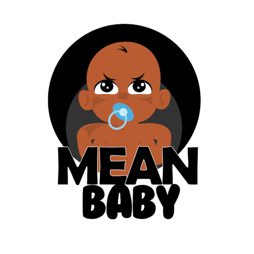 Freehand logo with the title 'mean baby '
