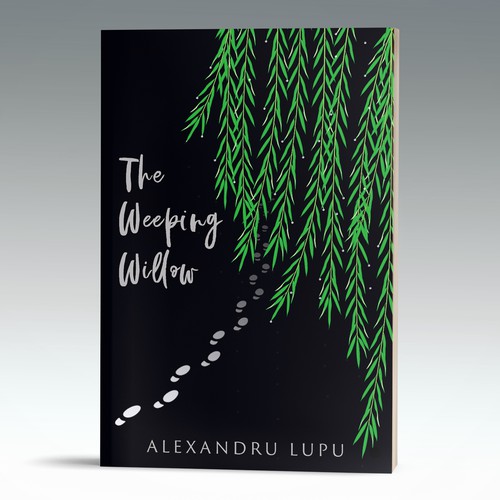 Artsy book cover with the title 'Poignant cover proposal for a memoir'