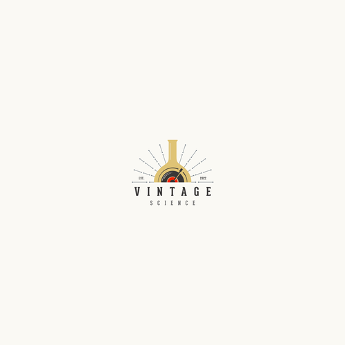 Entertainment brand with the title 'Logo Design for Vintage Science'