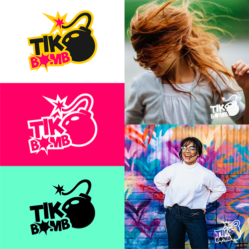 Bomb logo with the title 'TikBomb'