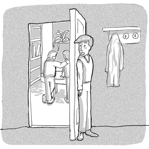 Communication artwork with the title 'Illustrate a system to securely gather and evaluate reports on misconduct in organisations.'