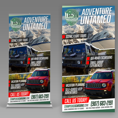 Roll-Up Banner for Stampede Excursion