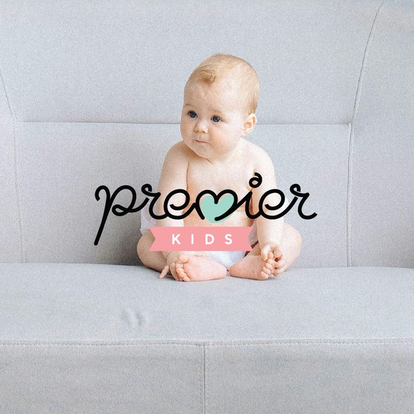 Comfortable design with the title 'logotype for baby dental'