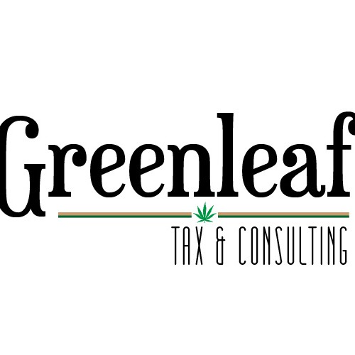 Quiet logo with the title 'Greenleaf logo'