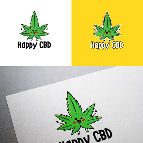 Lotion logo with the title 'Happy CBD'