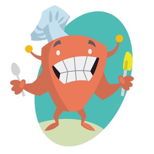 Alien design with the title 'Flat cell shaded playful alien illustrations'