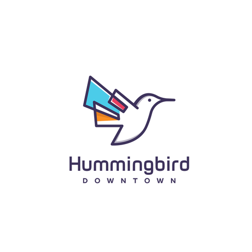 Hummingbird logo with the title 'Hummingbird downtown'