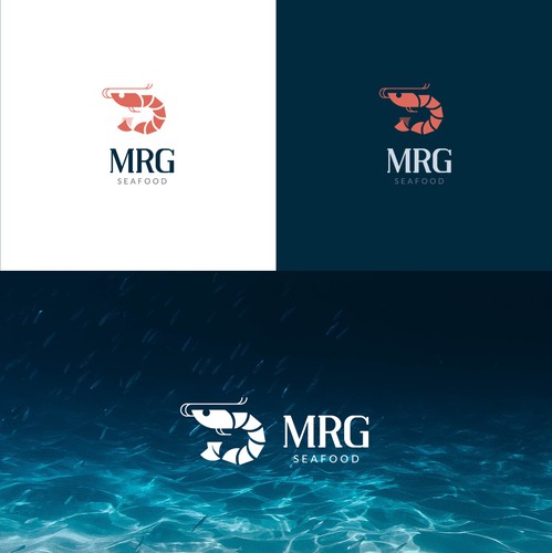 Seafood brand with the title 'MRG Seafood'