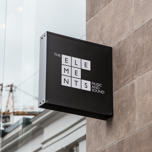 Square logo with the title 'Sound Studio Logo Concept'