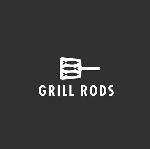 Spatula logo with the title 'Bold Fish Grill logo!'