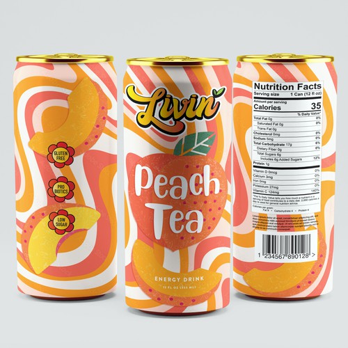 Tea packaging with the title '60's Tea Infusion'