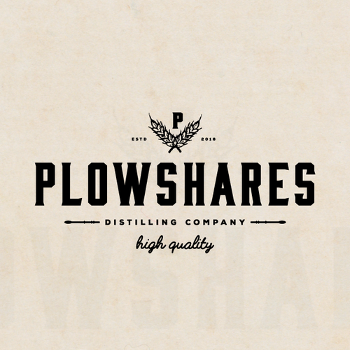 Grain logo with the title 'Plowshares'