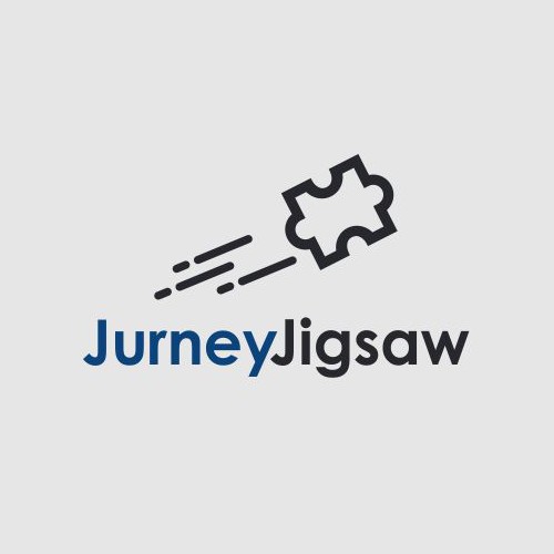 Jigsaw logo with the title 'logo for journey company'