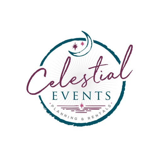 Birthday design with the title 'Logo for event planning and decor rentals'