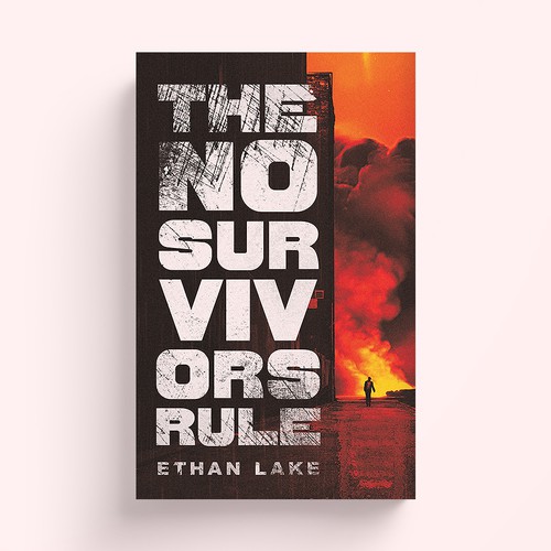 Noir book cover with the title 'Book cover'