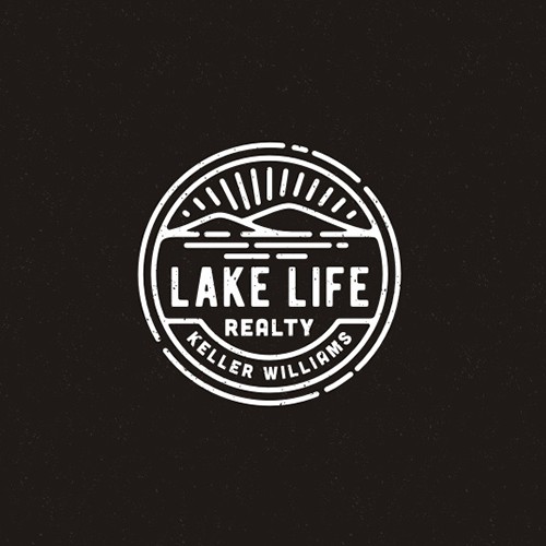 Peak design with the title 'Lake and Hill Logo'