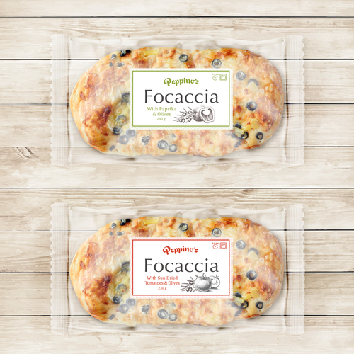 Branding label with the title 'Peppino's'