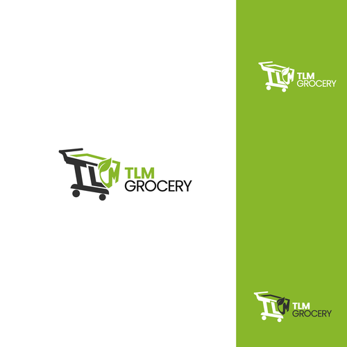 Store brand with the title 'Grocery store logo'