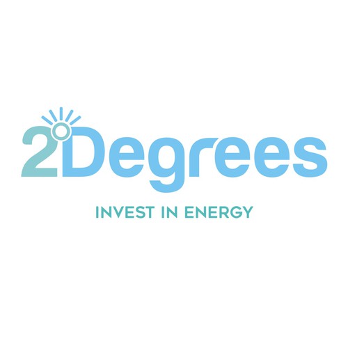 Awesome logo with the title 'Logo concept for 2 Degrees'