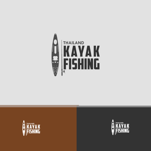 Travel logo with the title 'Thailand Kayak Fishing needs a logo'