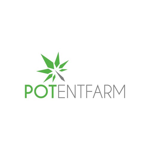 Crisp logo with the title 'Create Eye Catching Logo for a Marijuana Growing Facility'
