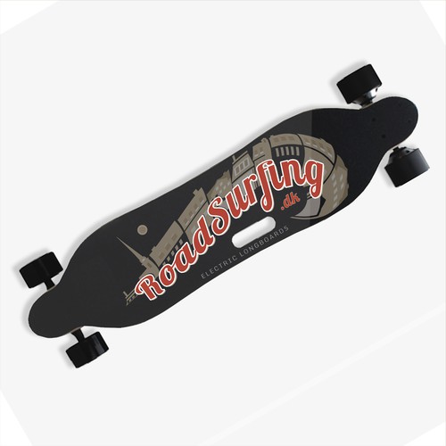 Longboard design with the title 'Longboard'
