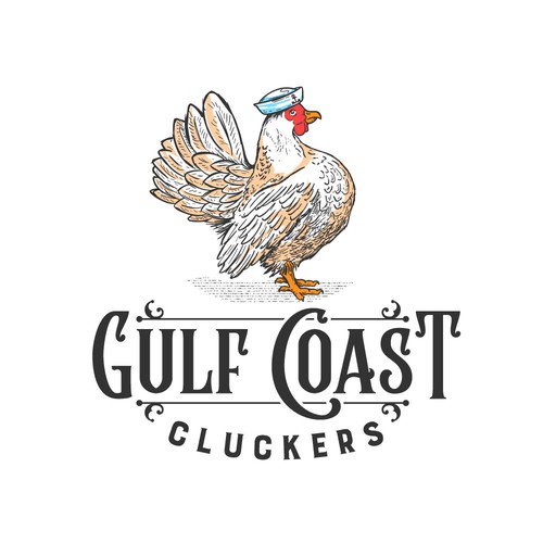 Sailing logo with the title 'Fun Logo For Backyard Chicken Keeper'