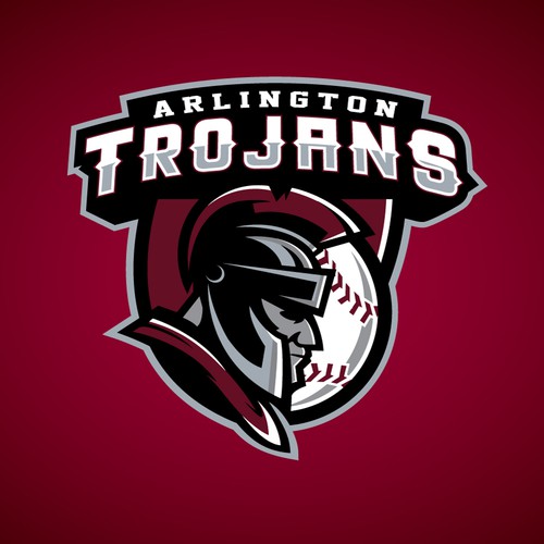 Team design with the title 'baseball team logo'