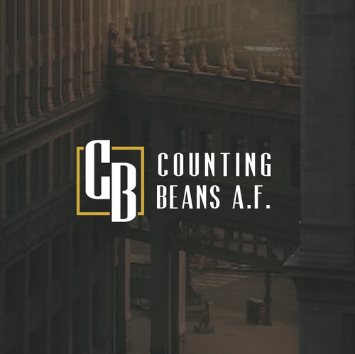 Accounting brand with the title 'Logo Concept for Counting Beans'