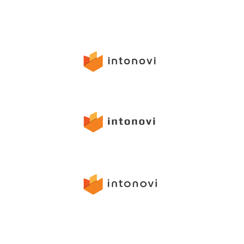 B2B logo with the title 'Modern and youthful Intonovi logo'