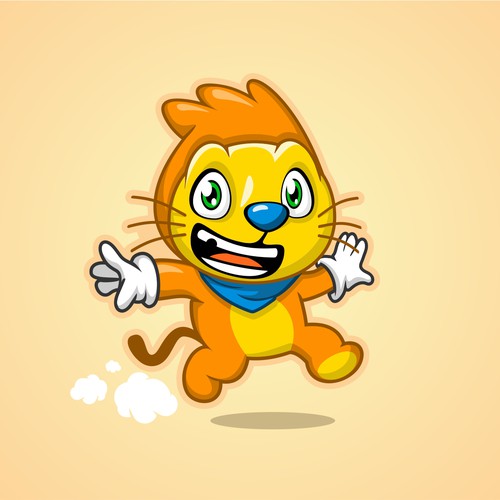 CorelDRAW illustration with the title 'Mascot'