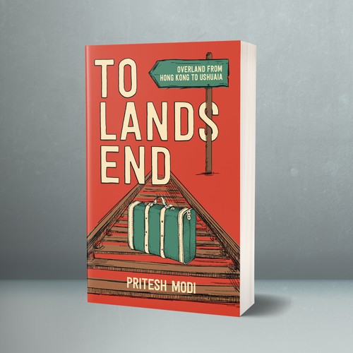 Illustrated design with the title 'Travel book'