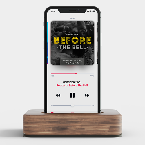 Title design with the title 'Podcast Cover'