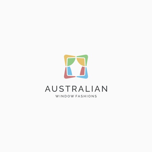 Blinds design with the title 'australian window fashions'