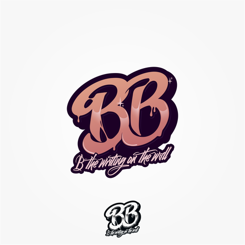 Letterhead logo with the title 'BB Lettering Graffiti Style'