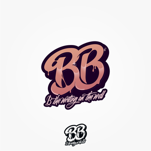 Graffiti logo with the title 'BB Lettering Graffiti Style'