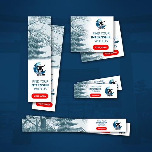 Japanese design with the title 'Web Ad Banner '