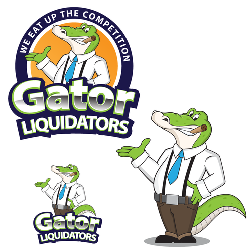 Gator logo with the title 'Gator Liquidators'