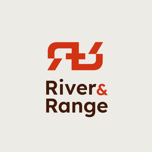Modern vintage logo with the title 'R+R'