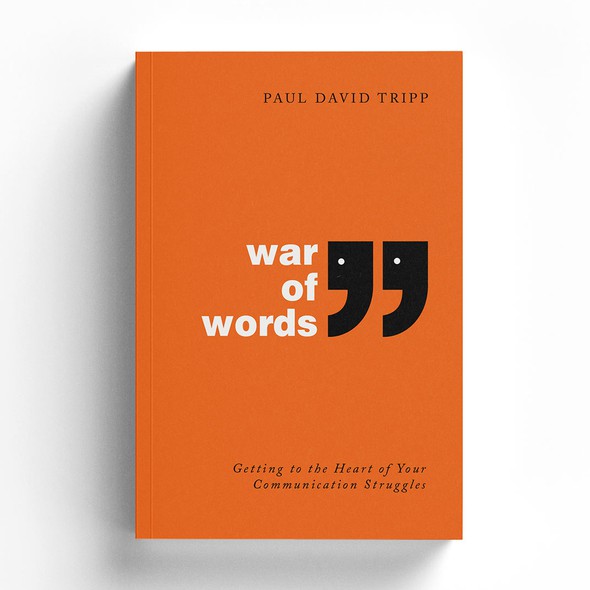 Orange book cover with the title 'War of Words '