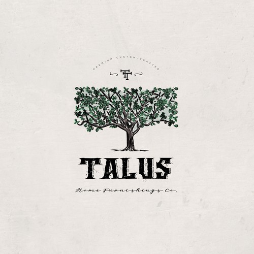 Exclusive design with the title 'TALUS'